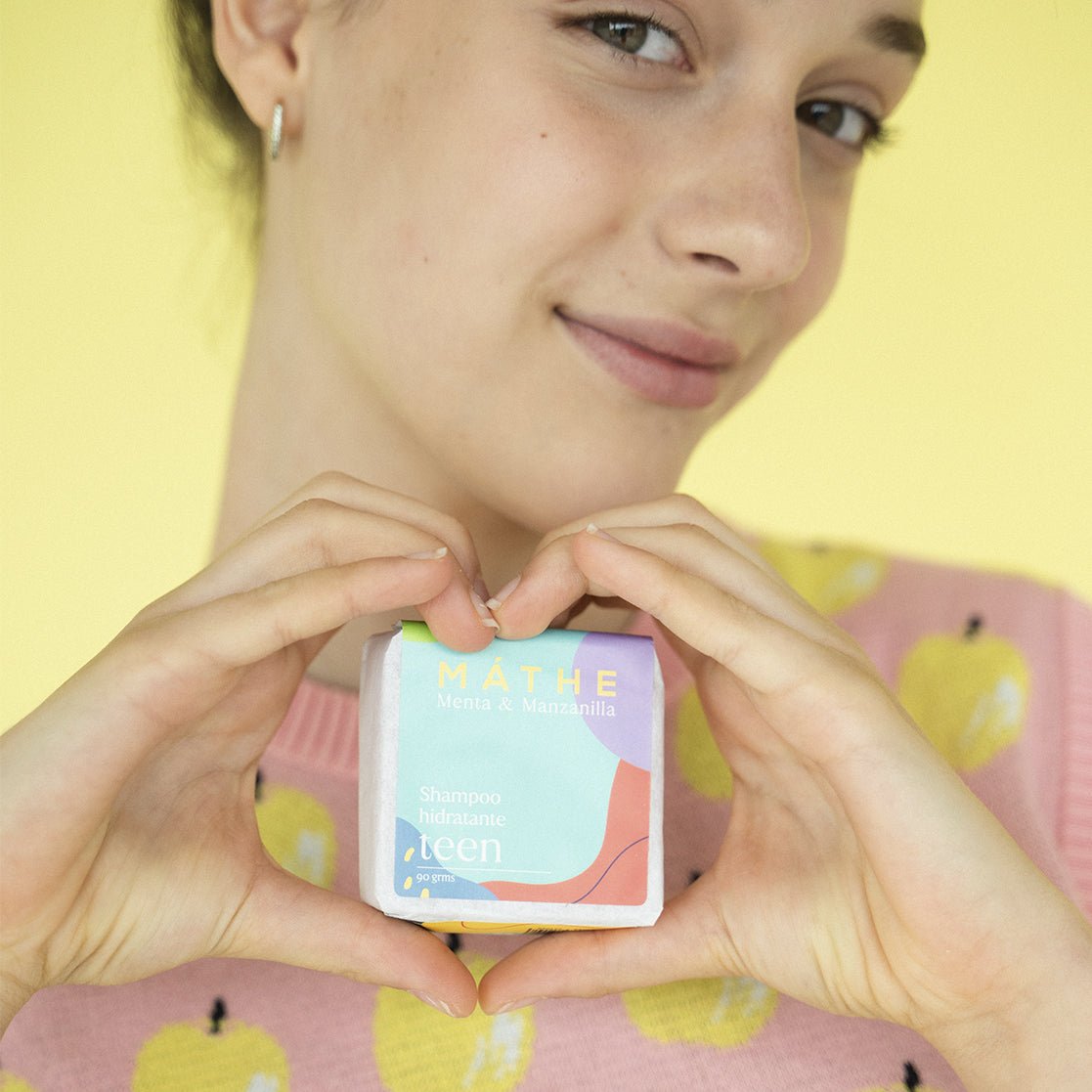 Champú teens hidratante de menta y manzanilla - Mathe Lab España