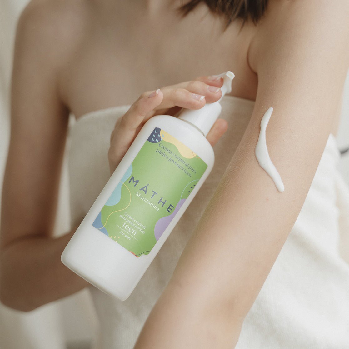 Crema corporal para adolescentes