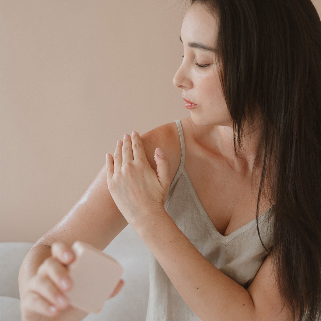 Crema Cuidado solar natural con manzanilla + vainilla vegana