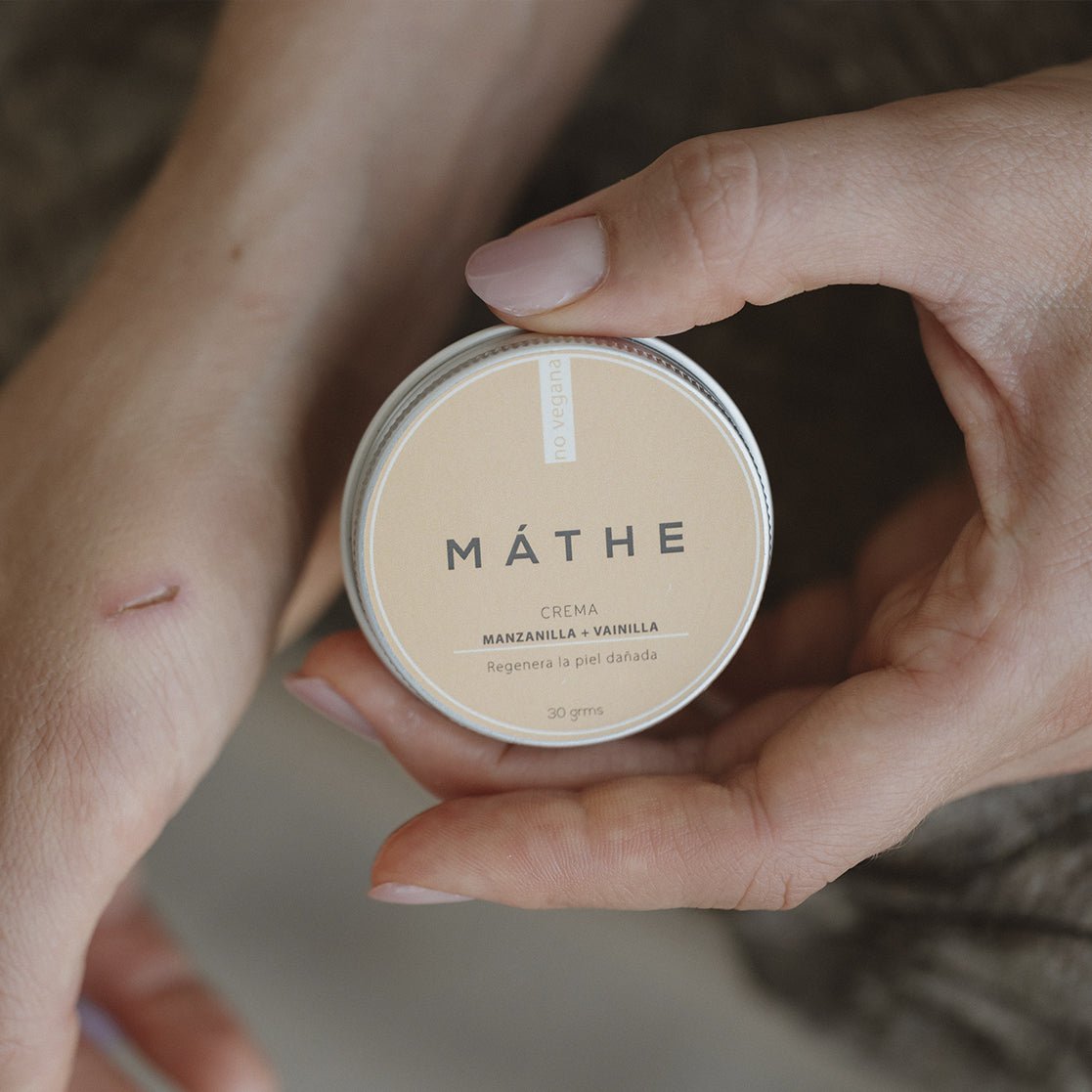Crema manzanilla + vainilla - Mathe Lab España