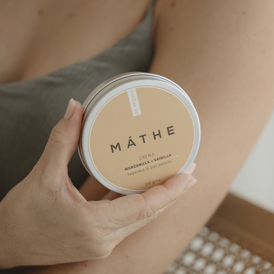 Crema manzanilla + vainilla - Mathe Lab España