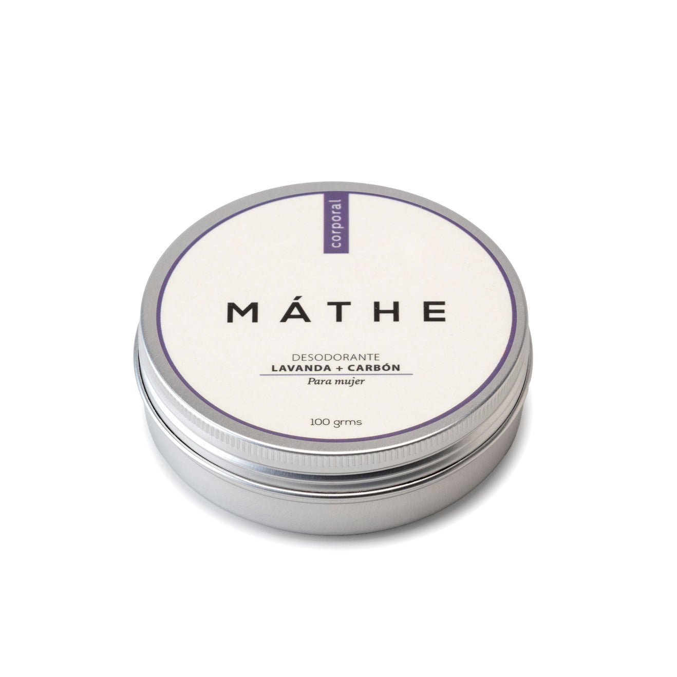 Desodorante lavanda + carbón - Mathe Lab España