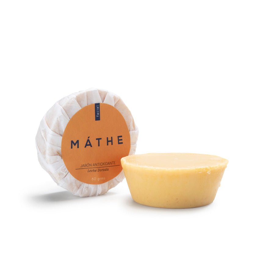 Jabón antioxidante. Leche dorada - Mathe Lab España