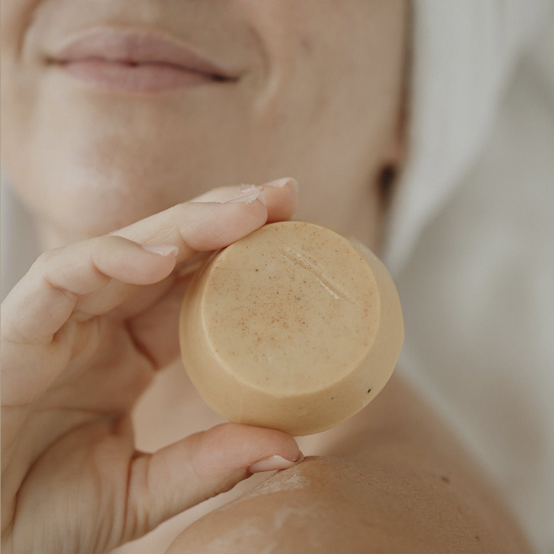 Jabón antioxidante. Leche dorada - Mathe Lab España