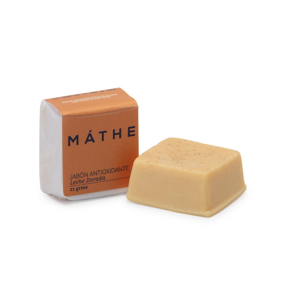 Jabón antioxidante. Leche dorada - Mathe Lab España