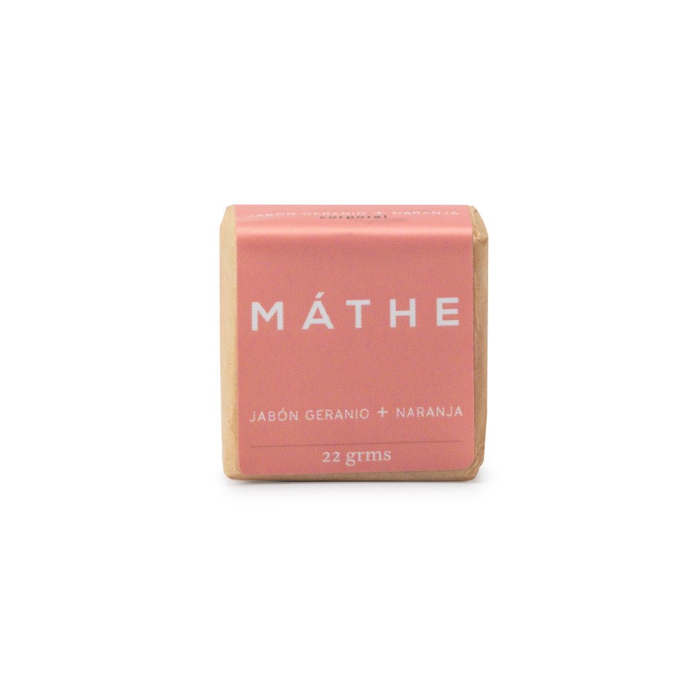 Jabón geranio + naranja - Mathe Lab España