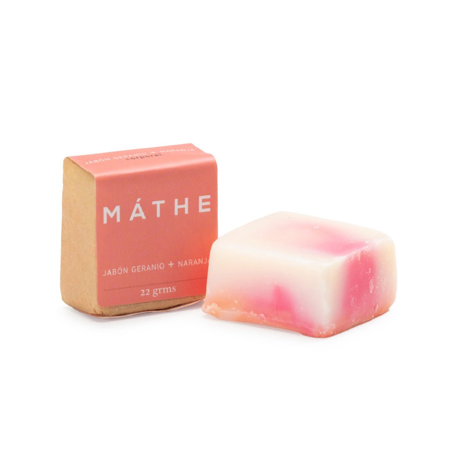 Jabón geranio + naranja - Mathe Lab España