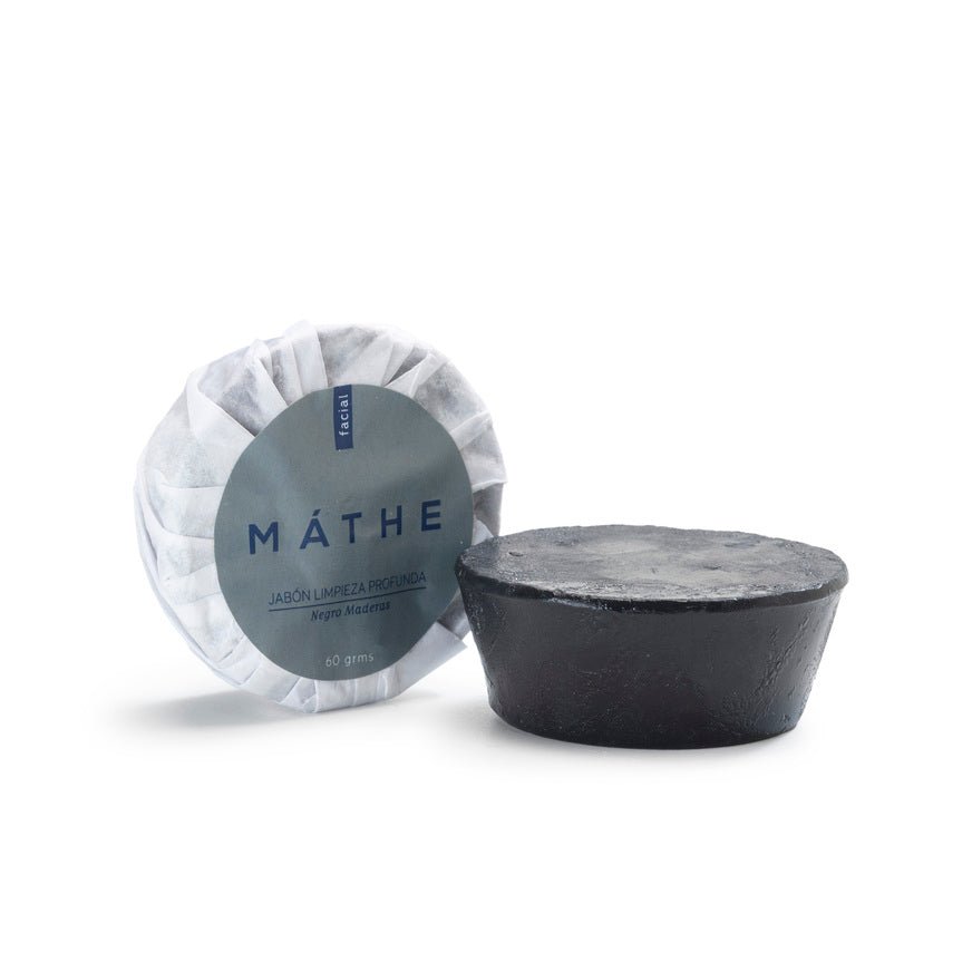 Jabón limpieza profunda. Negro maderas - Mathe Lab España