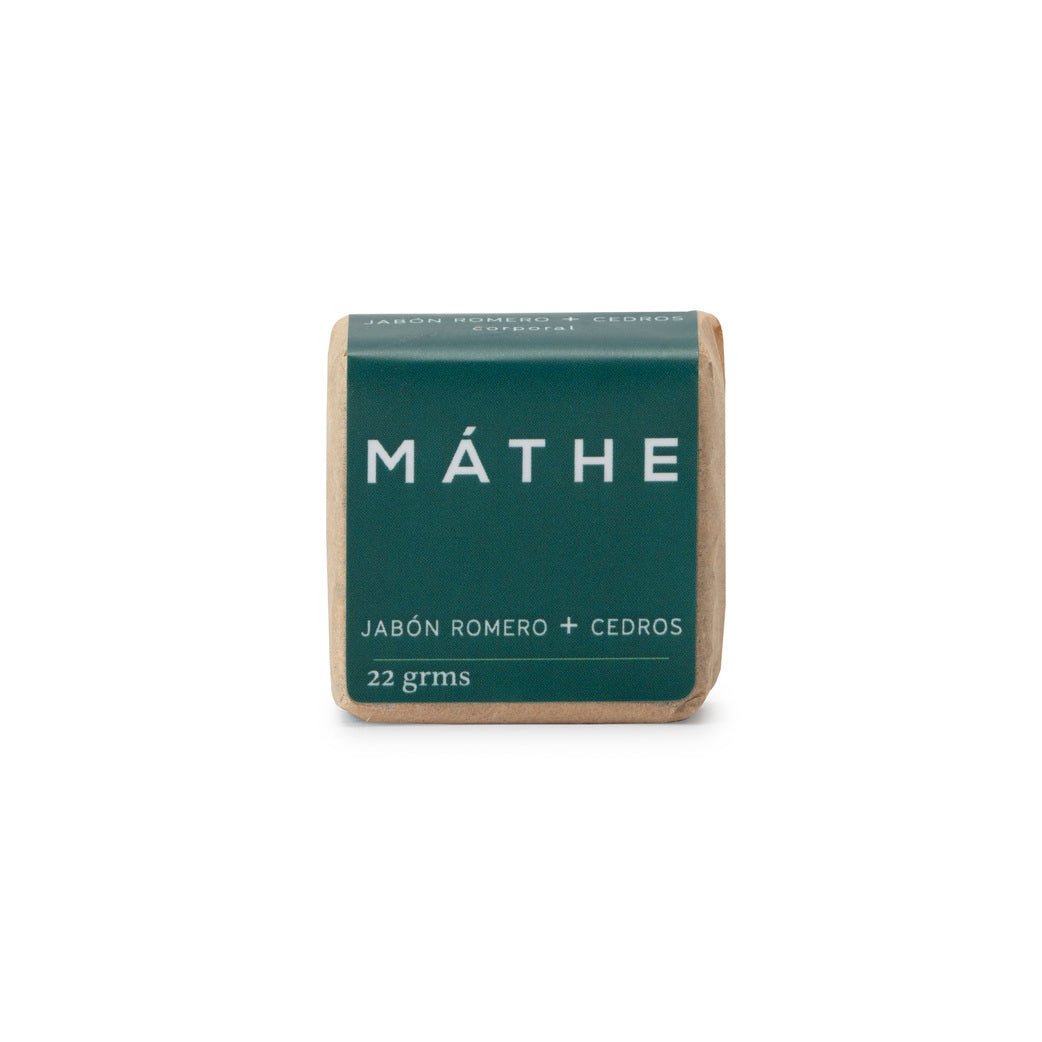 Jabón romero + cedro - Mathe Lab España