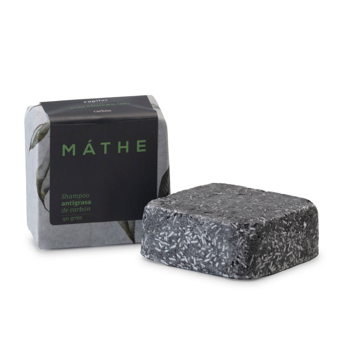 Champú antigrasa de carbón activado - Mathe Lab España