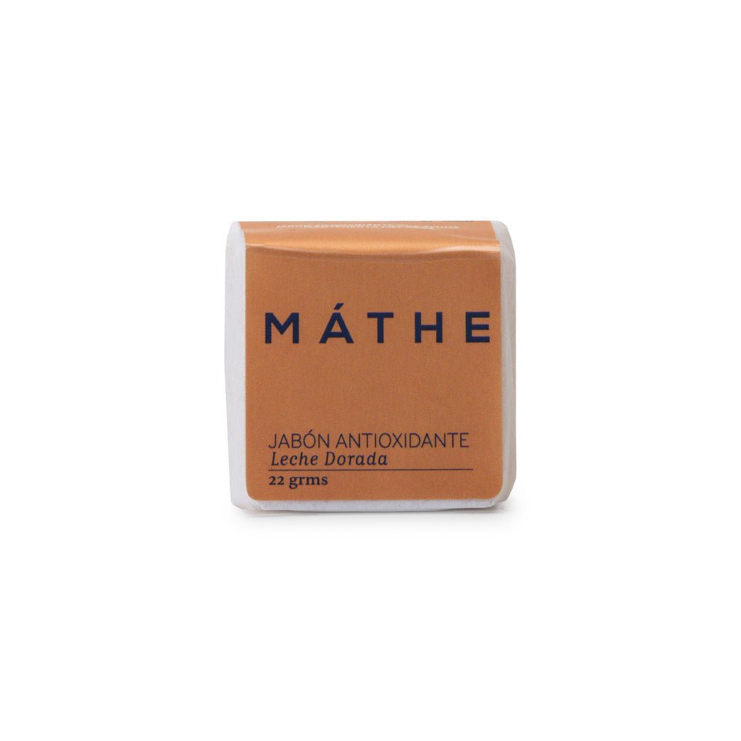 Jabón antioxidante. Leche dorada - Mathe Lab España